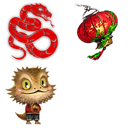 Year Of The Reptile Icons Atlas