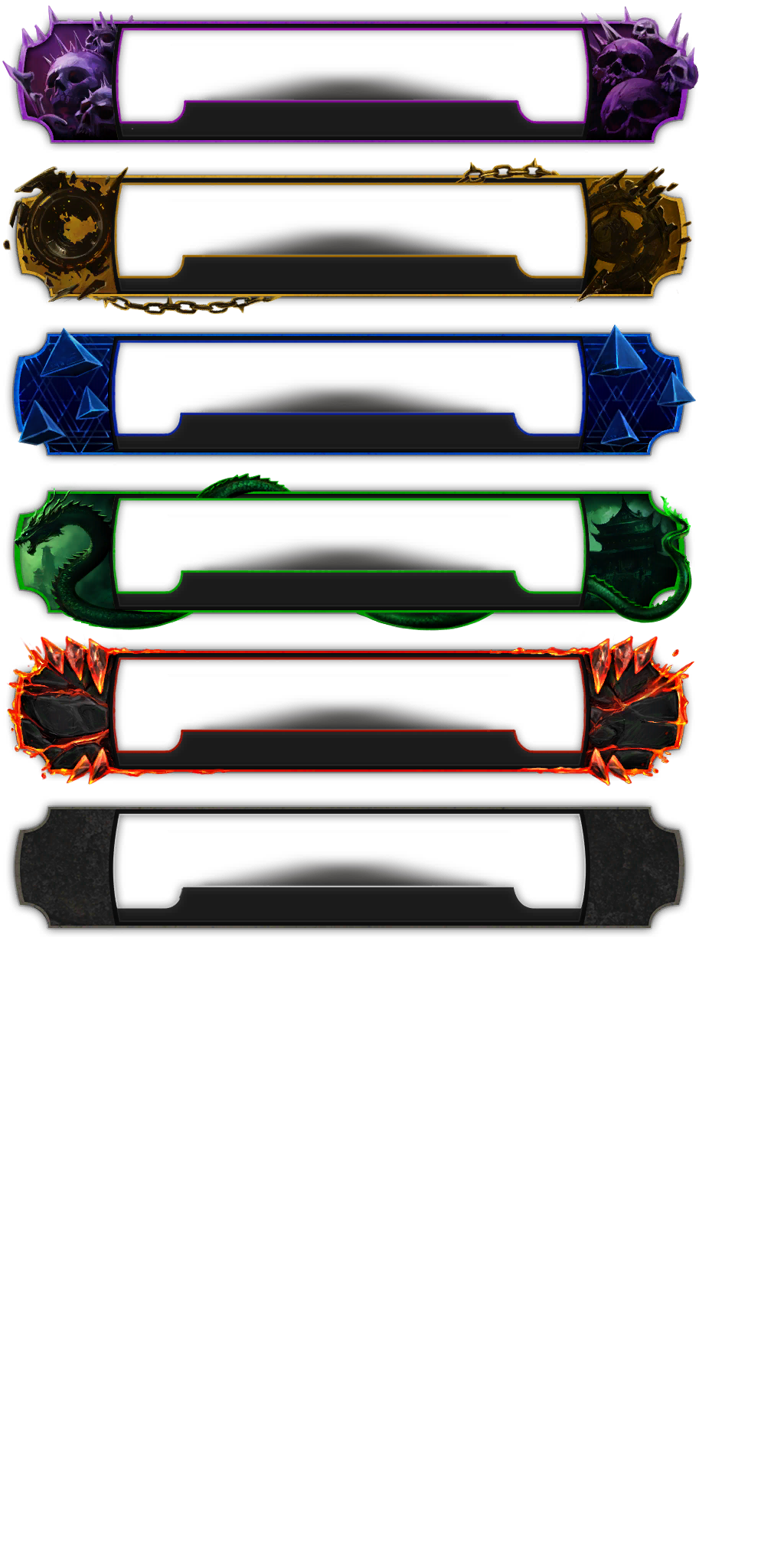 Realm Wars Faction Frames