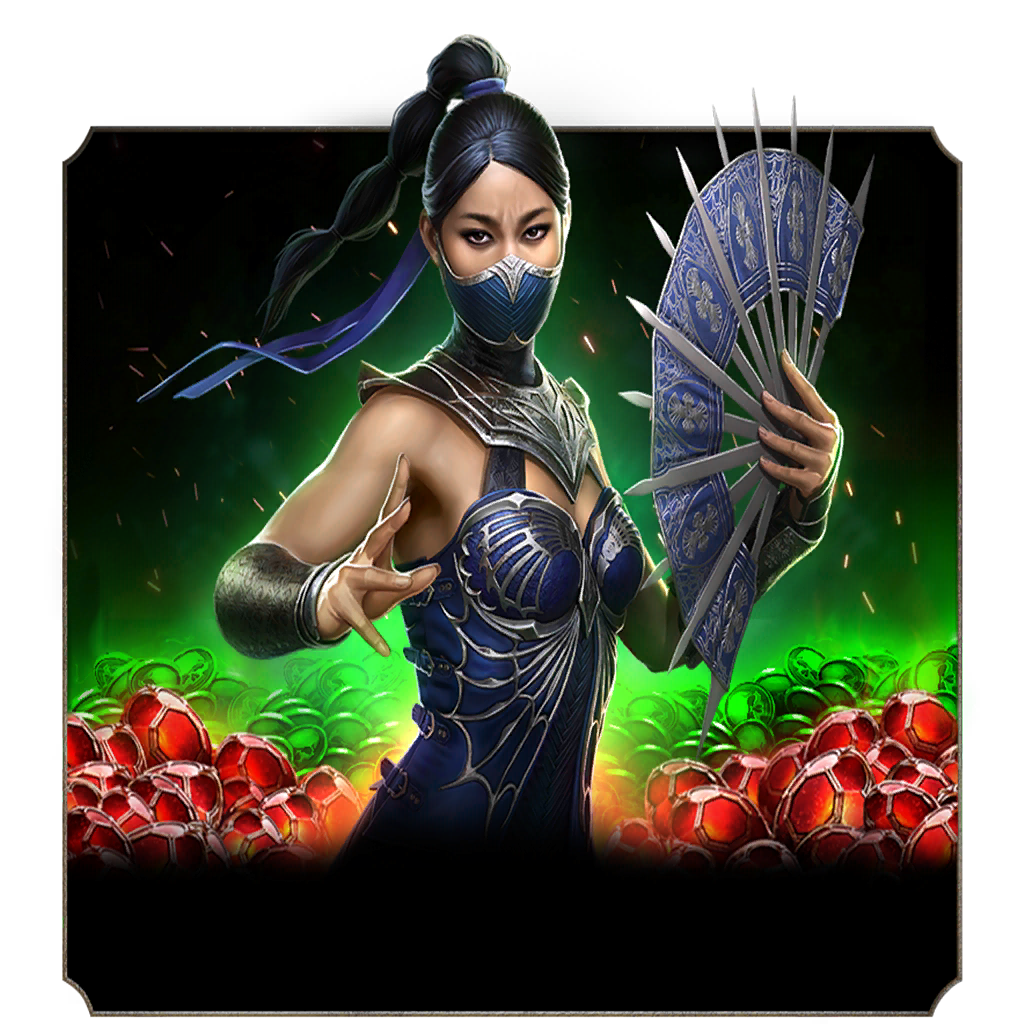 Mk2 Movie Kitana Dragon Krystal Bundle
